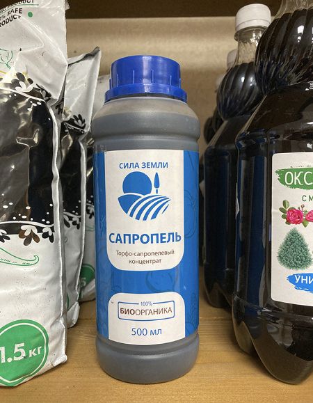 Торфо-сапропелевый концентрат Сила Земли, 500 мл